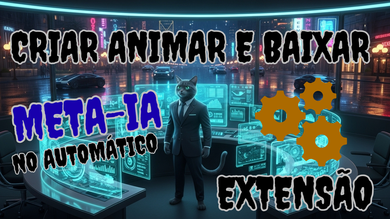 EXTENSÃO-da meta IA oficial-criar  Animar e Baixar No automático